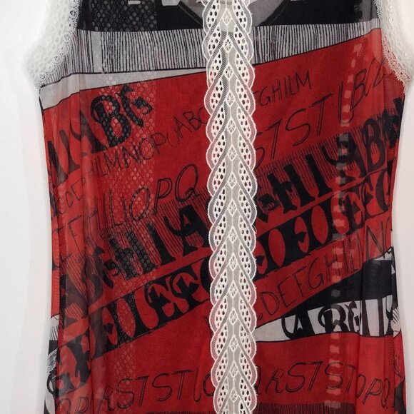 Vintage Jack & Jinger Sheer Multimodal Sheer Tank - Picture 7 of 7